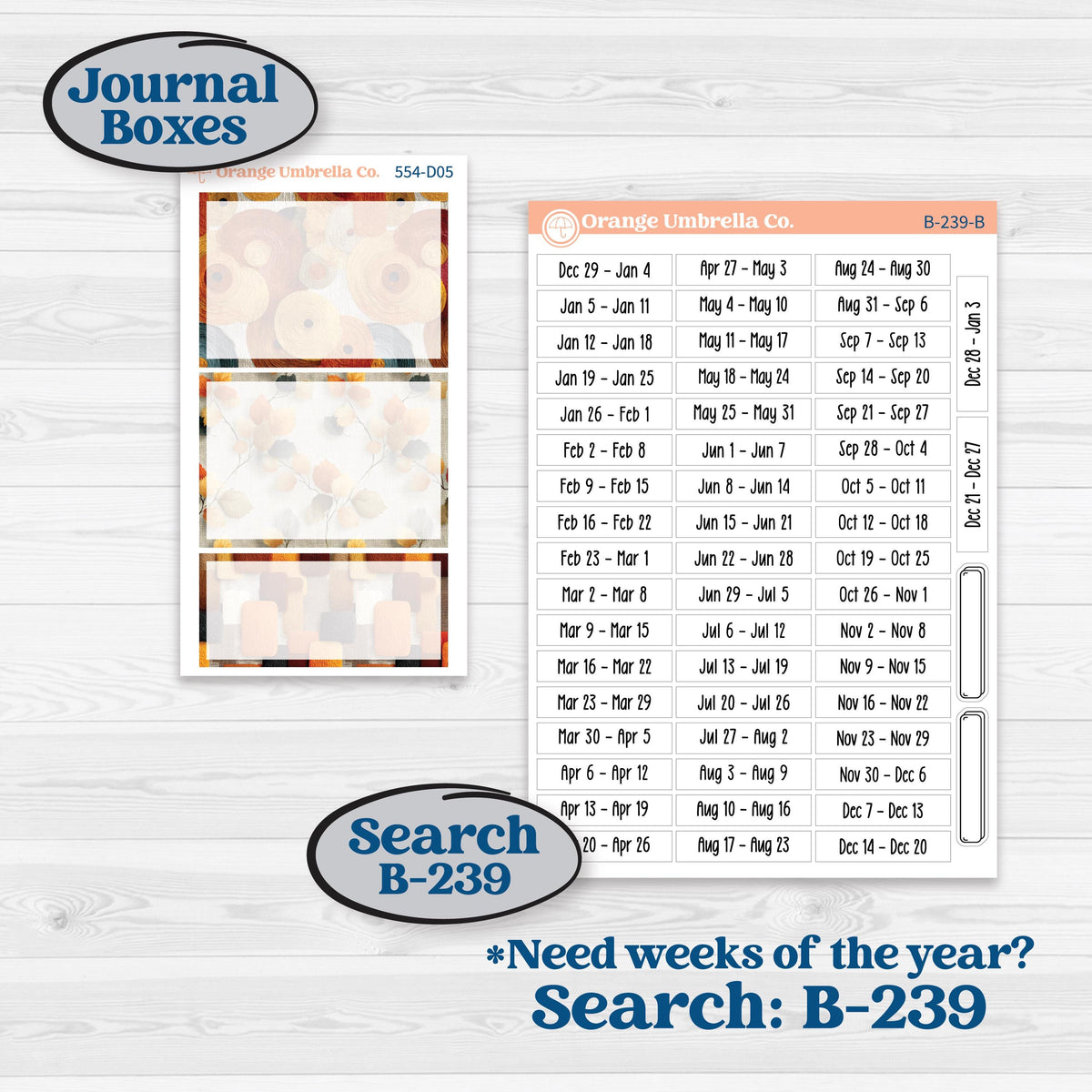 Thanksgiving Planner Kit | Journaling or Scrapbooking Kit | Creative Junk Journal Planner Stickers | Gather In Gratitude | KIT-554-D