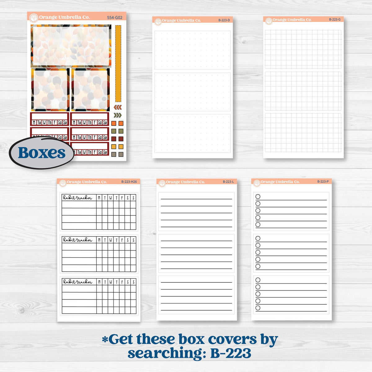 Thanksgiving Planner Kit | Erin Condren 7x9 Weekly Dashboard Planner Kit Stickers | Gather In Gratitude | KIT-554-G