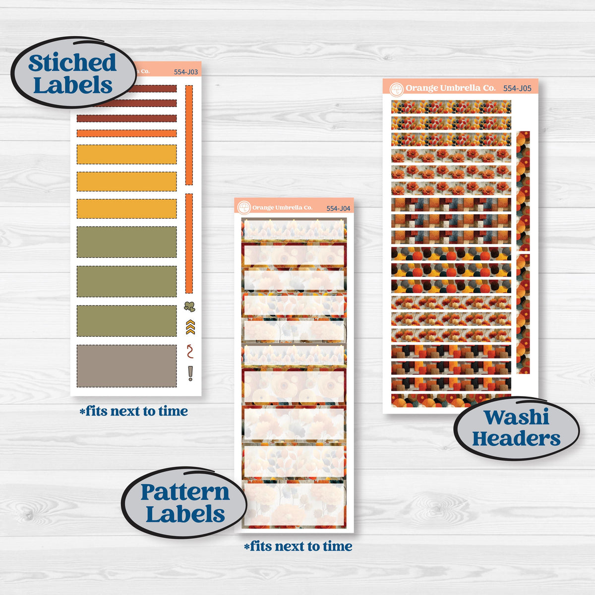 Thanksgiving Planner Kit | A5 Daily Duo Planner Kit Stickers | Gather In Gratitude | KIT-554-J