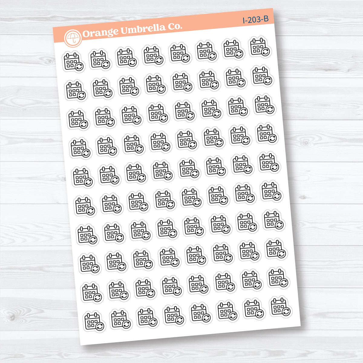 Subscription & Renewal Budget Icons | Finance Planner Stickers | I-203