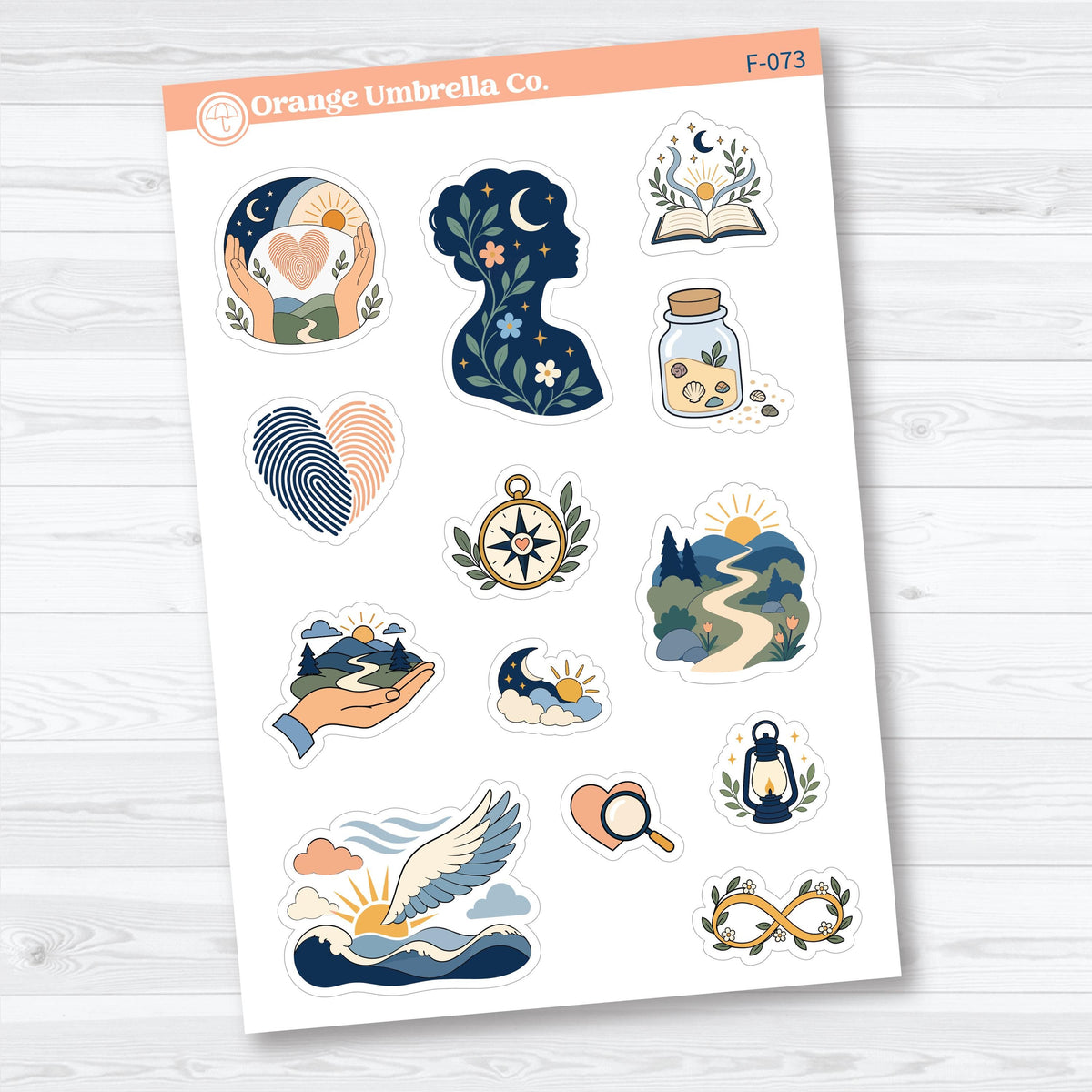 Psalm 139 Bible Study Collection | Faith & Bible Journaling Planner Stickers | F-071-073