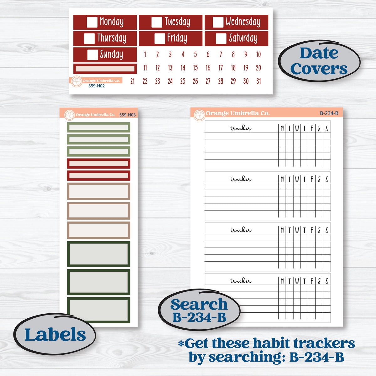 Vintage Christmas Planner Kit | Plum Vertical Priorities 7x9 Planner Kit Stickers | Christmas Village | KIT-559-H