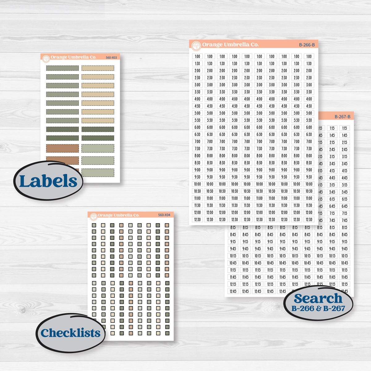 Cozy Winter Planner Kit | Laurel Denise Jo Large Planner Kit Stickers | Snowdrift | KIT-560-X