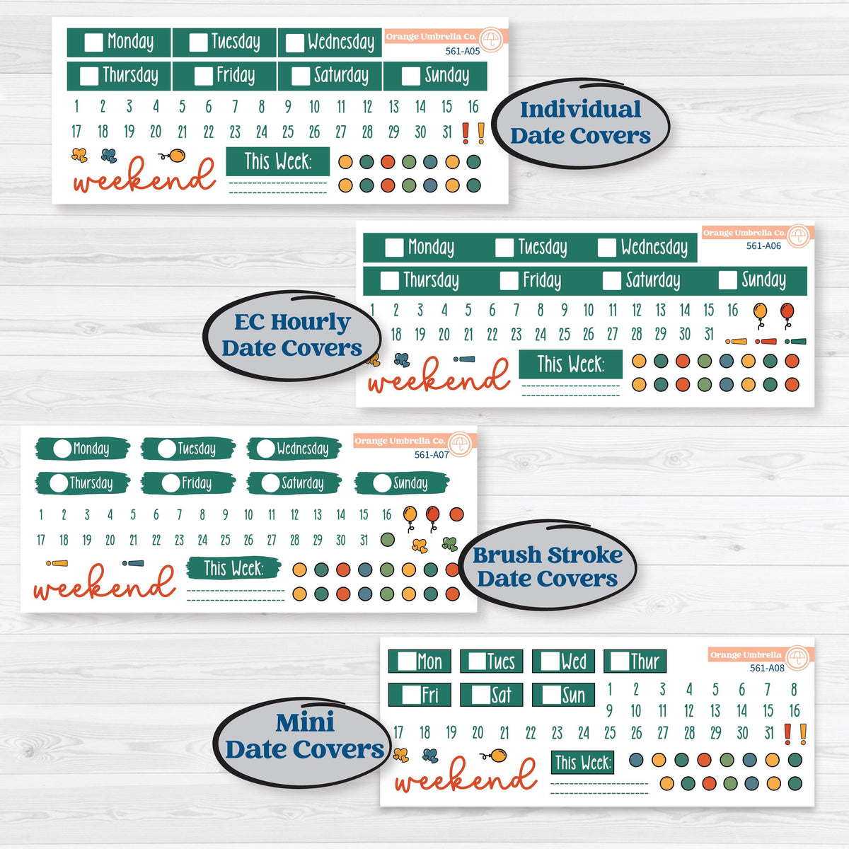 Colorful Christmas Planner Kit | Weekly Sticker Kit for Vertical Planners like Erin Condren | Holiday Magic | KIT-561-A