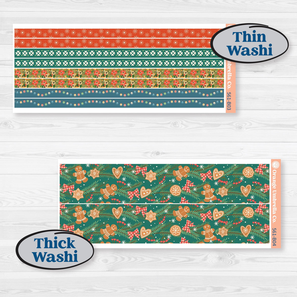 Colorful Christmas | Weekly Add-On Planner Kit Stickers | Holiday Magic | KIT-561-B