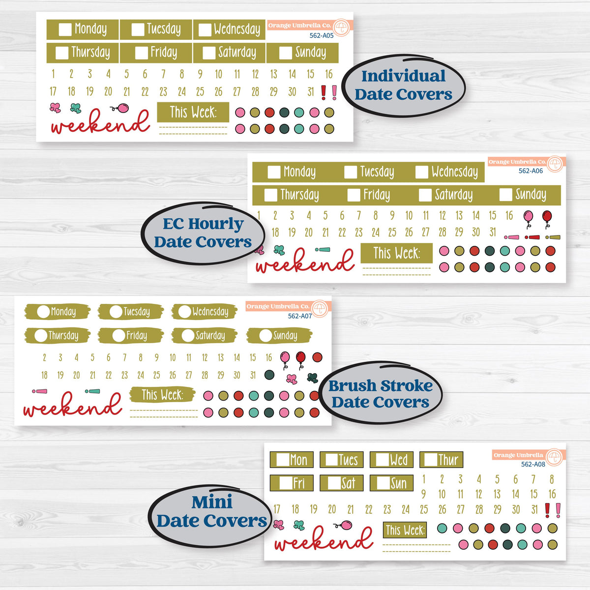 Retro Christmas Planner Kit | Weekly Sticker Kit for Vertical Planners like Erin Condren | All Is Bright | KIT-562-A