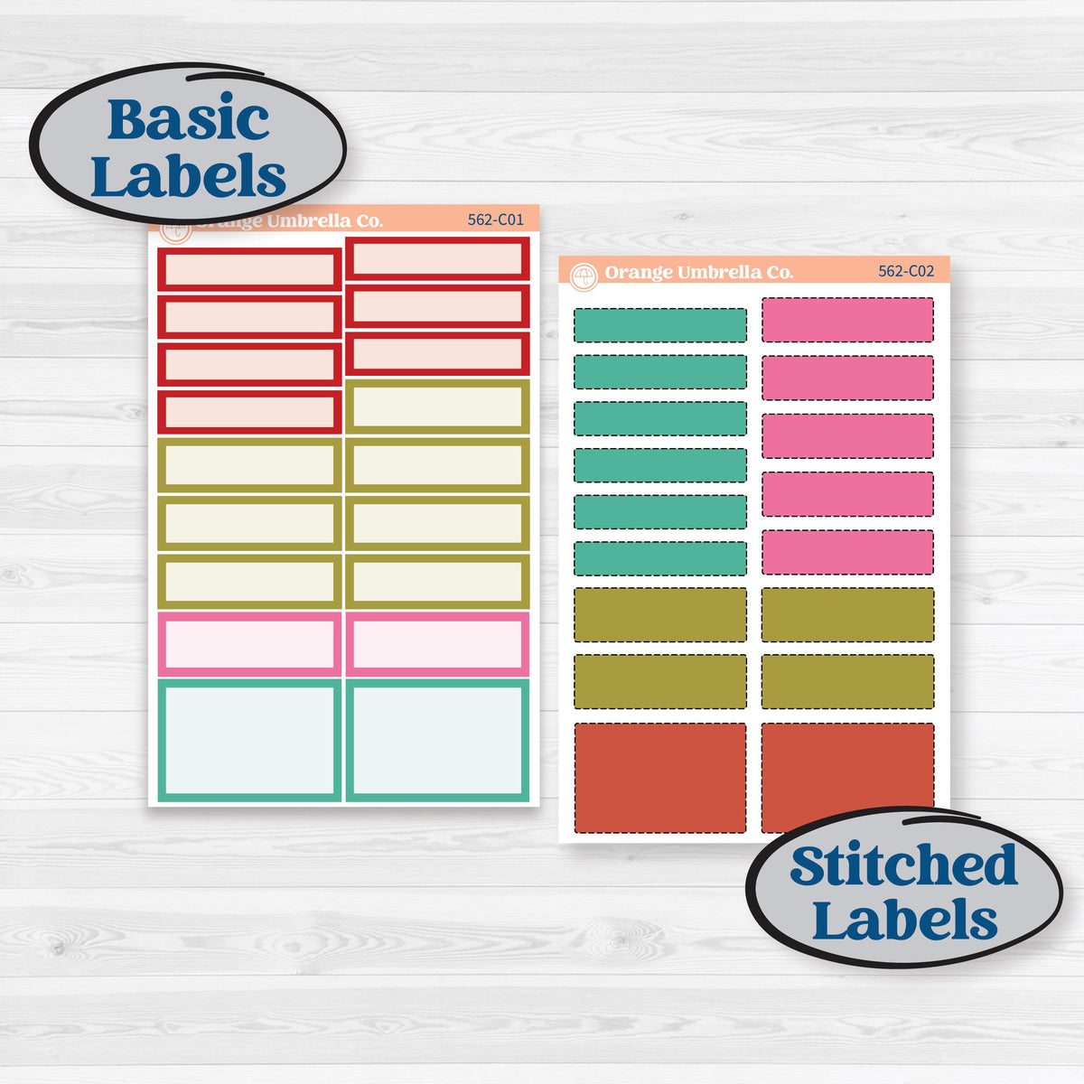 Retro Christmas Planner Kit | Weekly Add-On Labels Planner Kit Stickers | All Is Bright | KIT-562-C