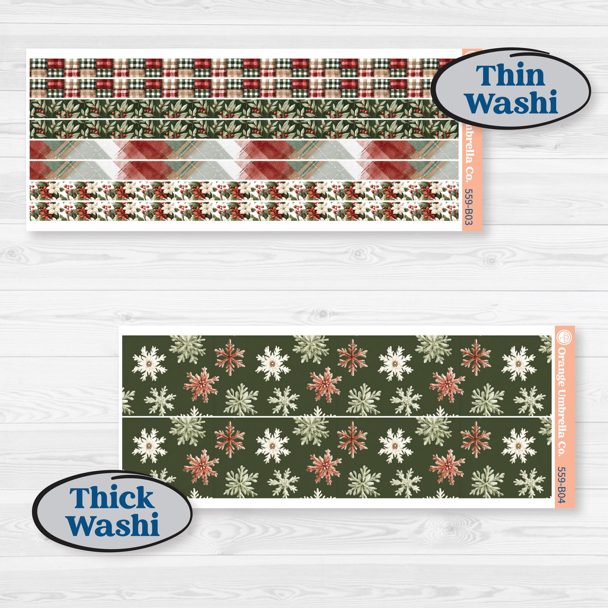Vintage Christmas Planner Kit | Weekly Add-On Planner Kit Stickers | Christmas Village | KIT-559-B
