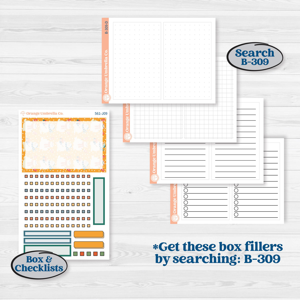 Colorful Christmas Planner Kit | A5 Daily Duo Planner Kit Stickers | Holiday Magic | KIT-561-J
