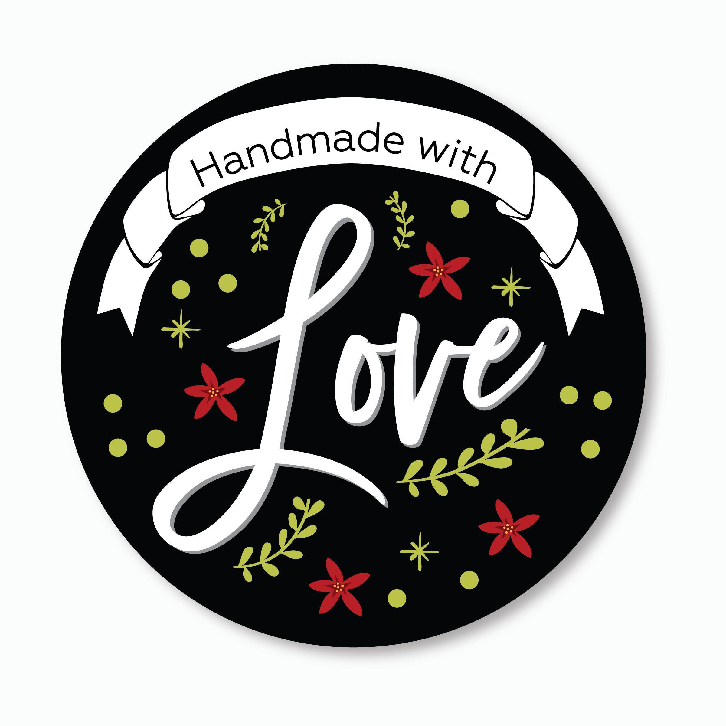 240 Pcs Handmade with Love Prayers Stickers,Cute Small Business Envelopes Stickers for Business Packages/Handmade Goods/Bags,Christmas Theme Small