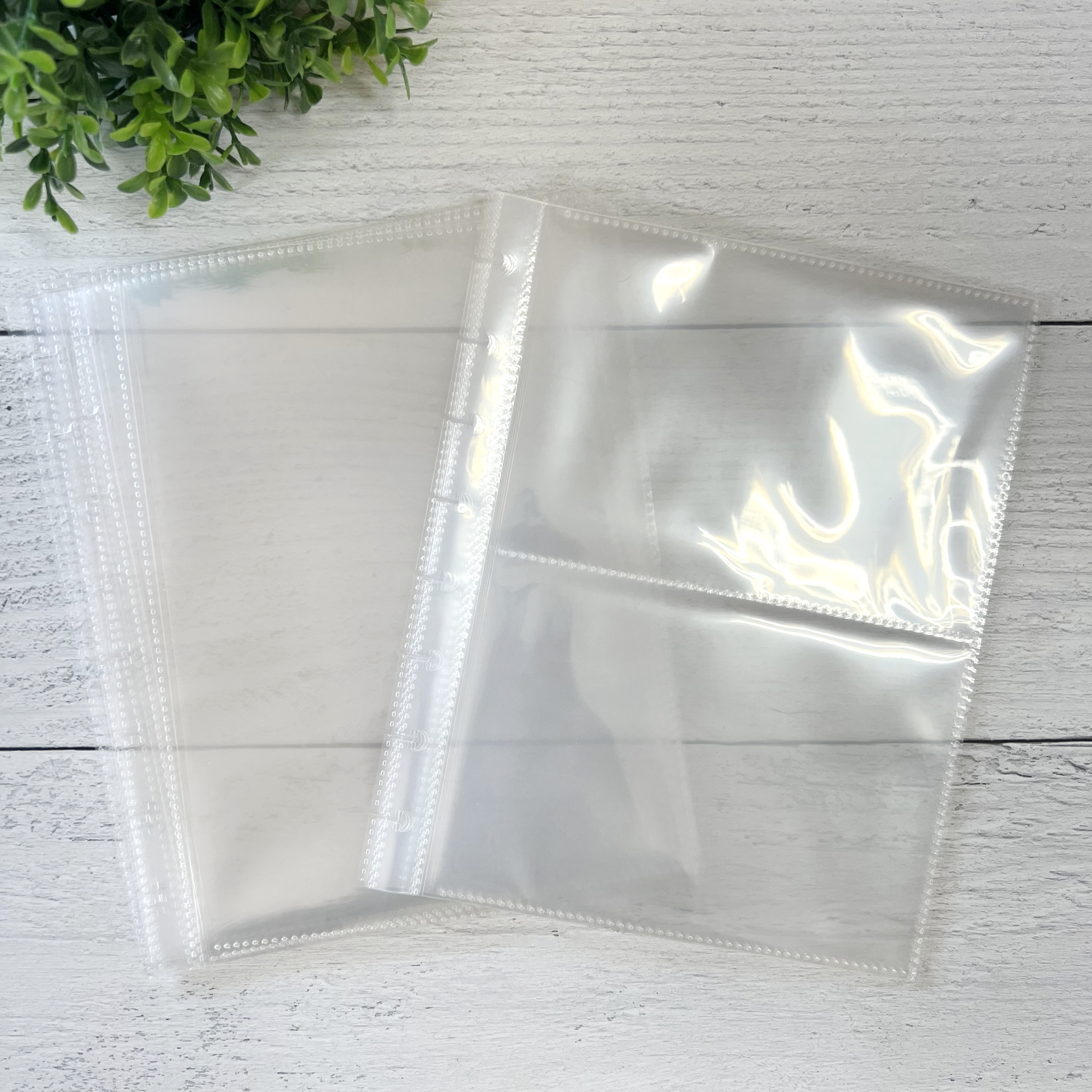 CLEARANCE | Interchangeable Disc Refill Sleeves For Planner Sticker and Label Albums | Pages