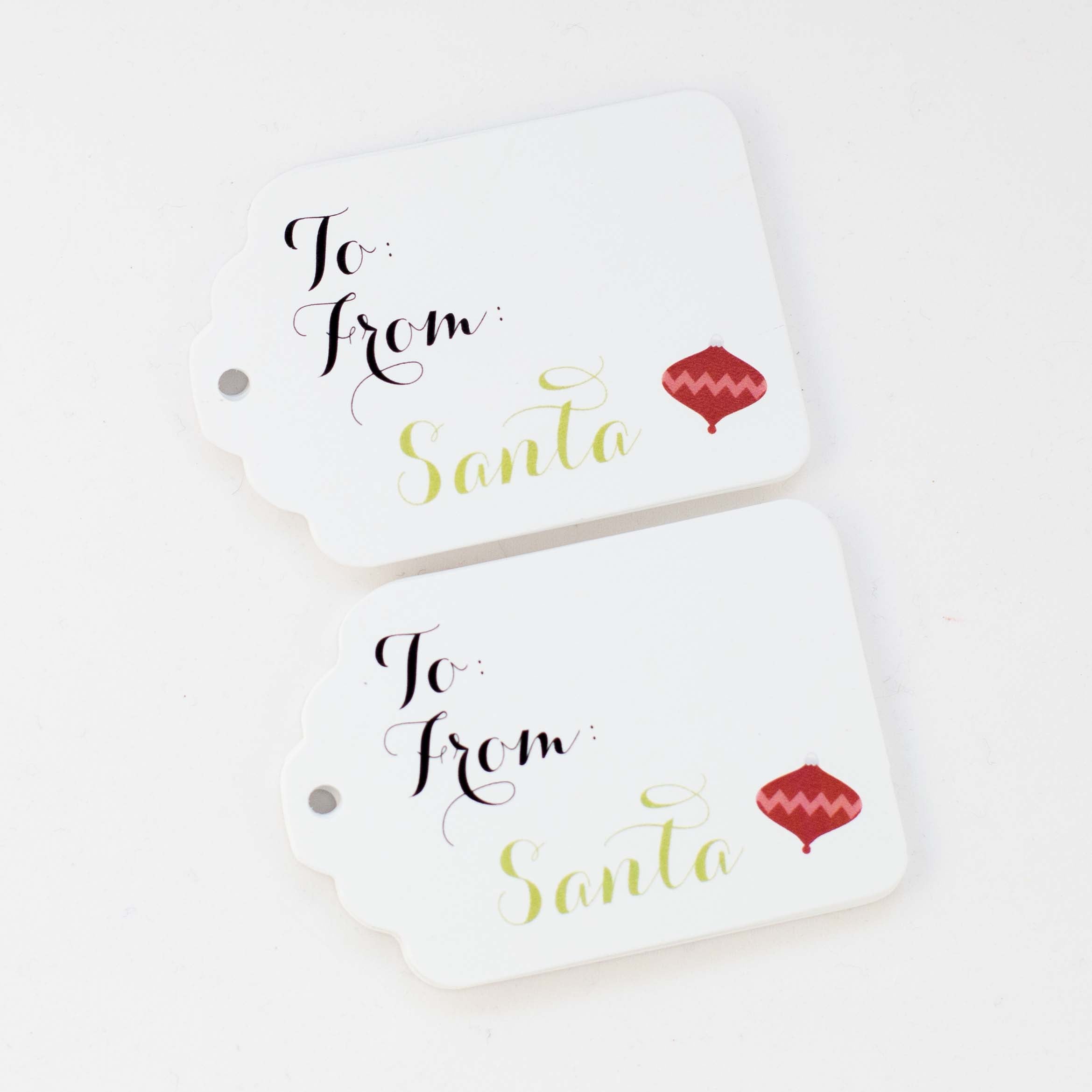 Christmas Tags, 24 Christmas Tags, Christmas Gift Tags (ST-112)
