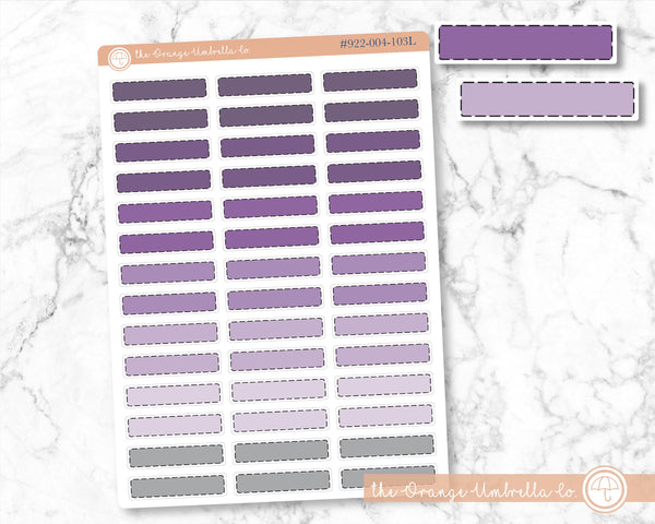 Stitched Skinny Appointment Planner Stickers and Labels  | Purple Ombre | 922-004-103-WH