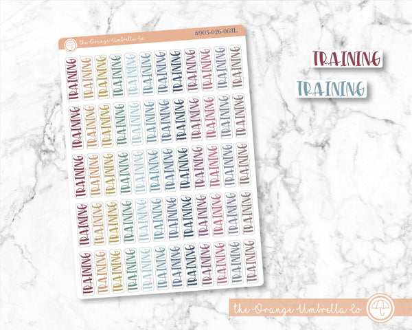 CLEARANCE | Training Script Planner Stickers | F1 | S-649-M / 903-026-068-WH