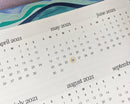 Outline Mini Circle Planner Stickers | Circle Clear Holo Foil | B-136-CF-HO