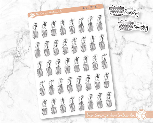 Do the Laundry Icon Script Planner Stickers and Labels | FC10 | E-130 / 921-017