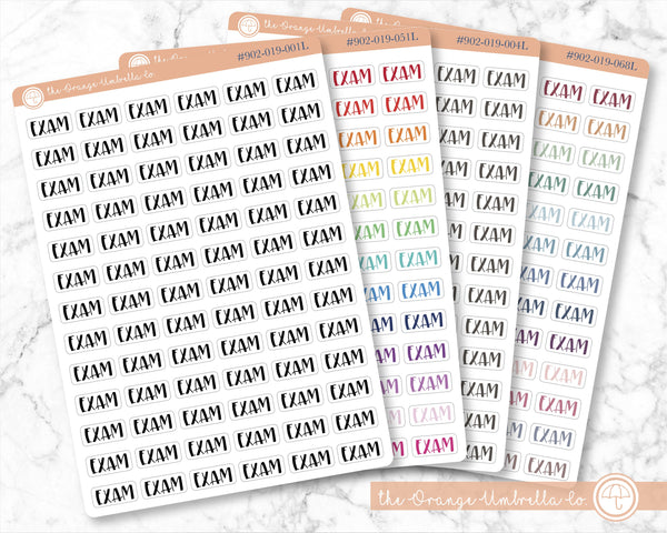 CLEARANCE | Exam Script Planner Stickers | F1 | S-273