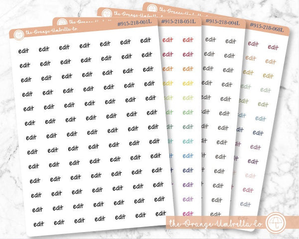 CLEARANCE | Edit Jen Plans Script Planner Stickers | FJP | S-959 / 915-218
