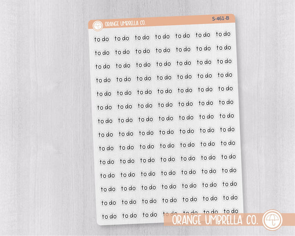 CLEARANCE | To Do Julie's Plans Script Planner Stickers | JF Clear Matte | S-461-BCM