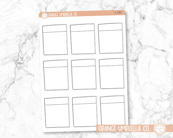 Doodle Notepad Appointment Planner Stickers and Labels | L-183