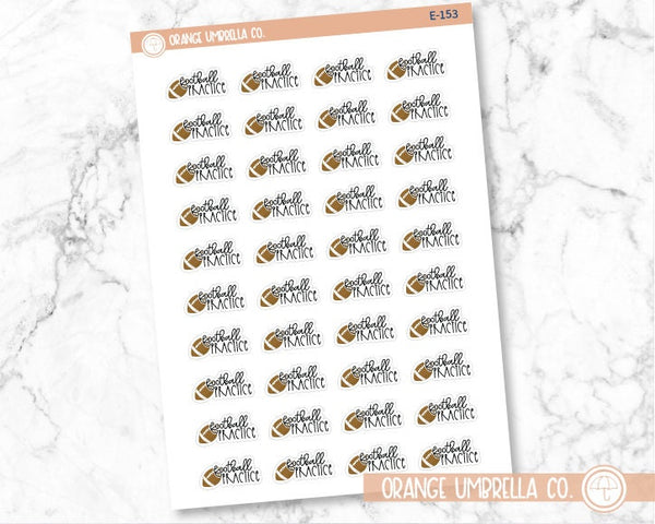Football Practice Icon Script Planner Stickers and Labels | FC12 | E-153
