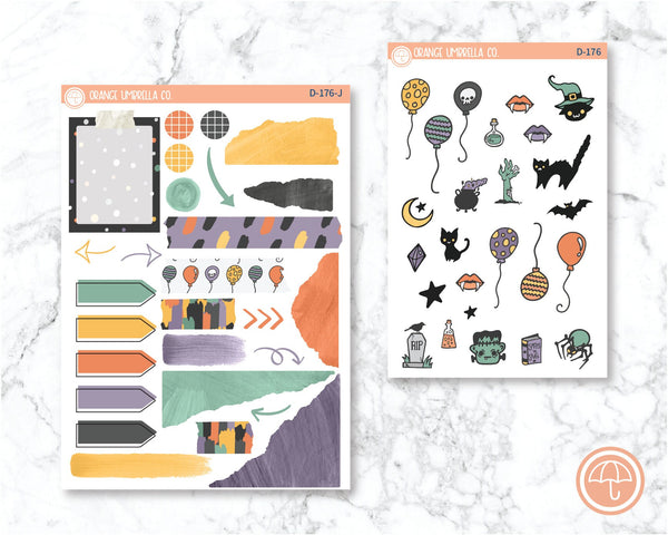 Boo Planner Kit Deco/Journaling Stickers | D-176