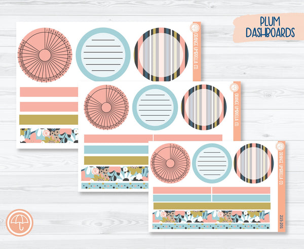 CLEARANCE | Plum Dashboards Planner Kit Stickers | Pick Me 215-201