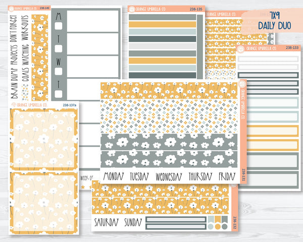 CLEARANCE | 7x9 Daily Duo Planner Kit Stickers | Innocent 238-131
