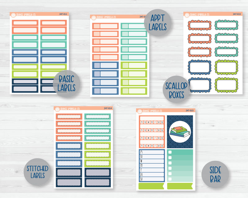 CLEARANCE | Weekly Add-On Planner Kit Stickers | Page Turner 247-011