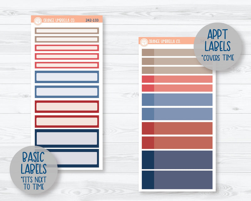 CLEARANCE | 7x9 Daily Duo Planner Kit Stickers | Land That I Love 242-131