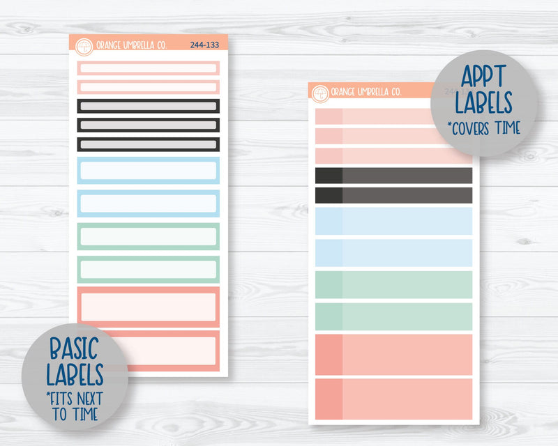 CLEARANCE | 7x9 Daily Duo Planner Kit Stickers | Underwater 244-131