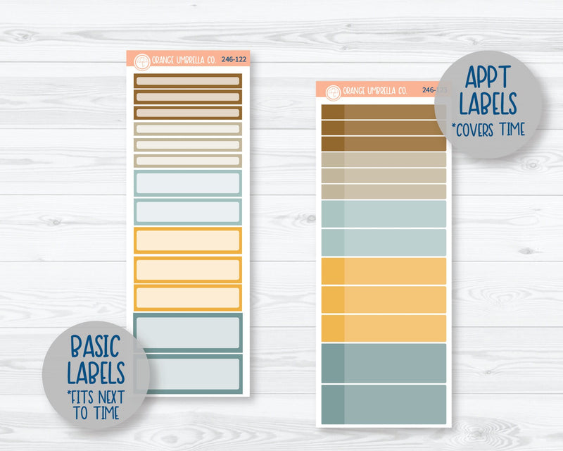 CLEARANCE | A5 Daily Duo Planner Kit Stickers | Tiki Hut 246-121