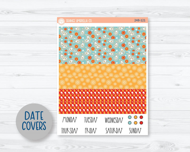 CLEARANCE | A5 Daily Duo Planner Kit Stickers | Sassy 248-121