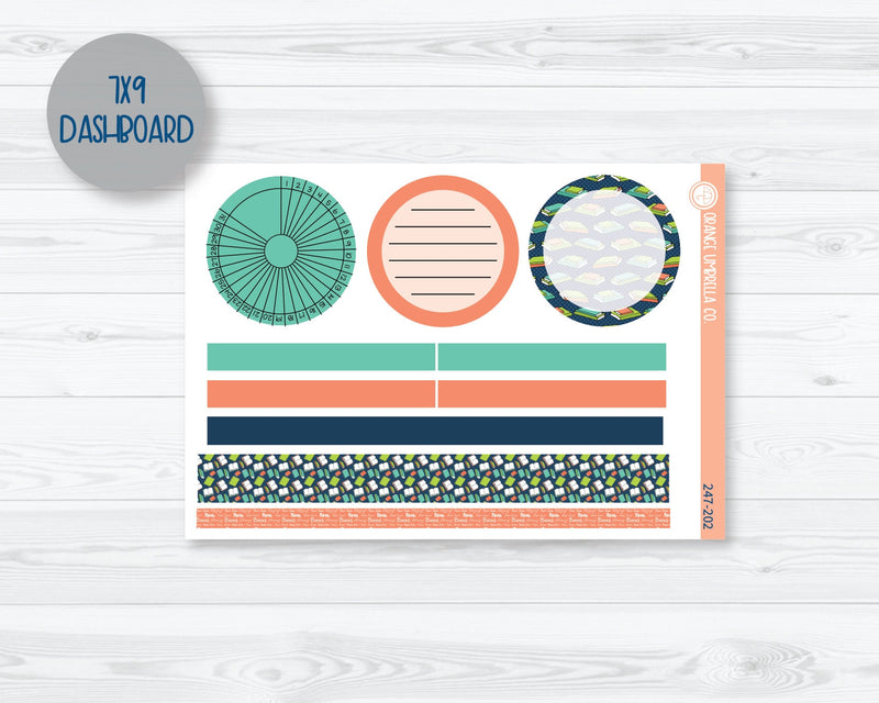 CLEARANCE | Plum Dashboards Planner Kit Stickers | Page Turner 247-201