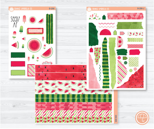 Sweet Summer Treat Kit Deco Planner Stickers | D-250