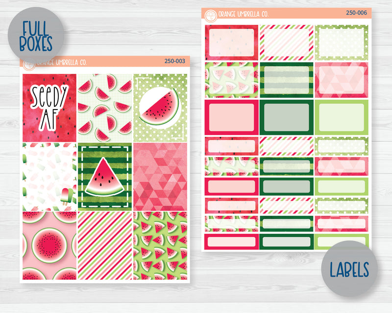Weekly Planner Kit Stickers | Sweet Summer Treat 250-001