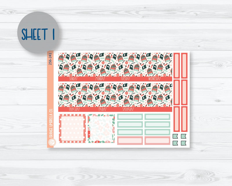 A5 EC Dashboard Monthly Planner Kit Stickers | Smarty Pants 256-241