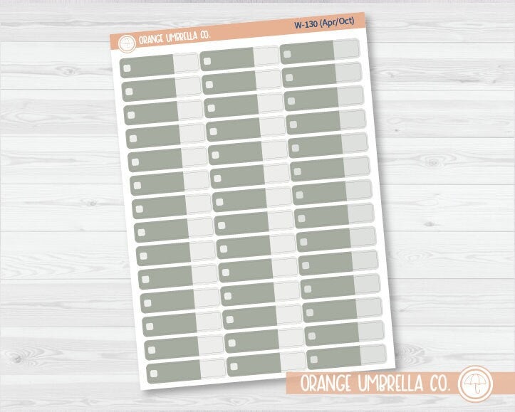 Budget Label Planner Stickers | Wildflower Palette | W-127-132