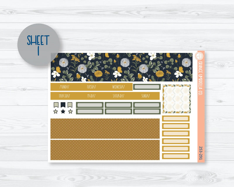 Hobonichi Cousin Monthly Planner Kit Stickers | Wishful 253-291