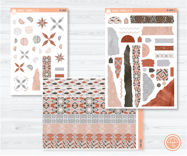 Sophisticated Kit Deco Planner Stickers | D-260
