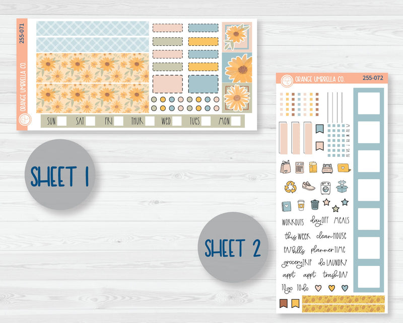 Hobonichi Weeks Planner Kit Stickers | Sun-Drenched 255-071