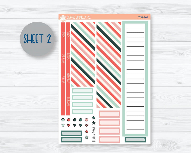 A5 EC Dashboard Monthly Planner Kit Stickers | Smarty Pants 256-241