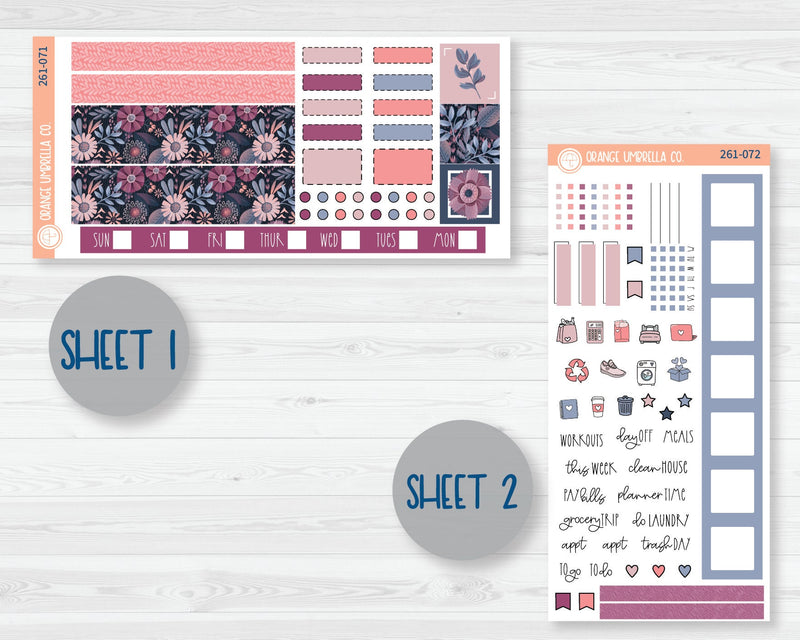 Hobonichi Weeks Planner Kit Stickers | First Frost 261-071