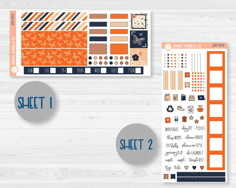 Hobonichi Weeks Planner Kit Stickers | Mellow 257-071