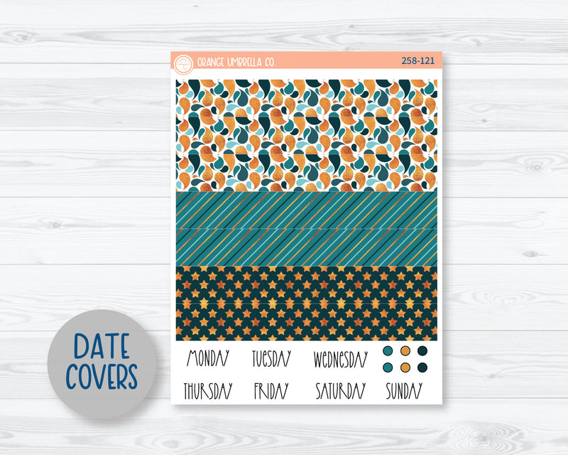 A5 Daily Duo Planner Kit Stickers | Aquatica 258-121