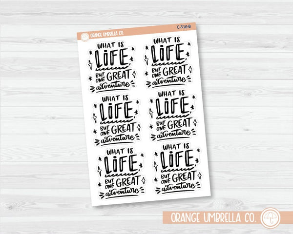 What is Life Quote Planner Stickers | C-316-B