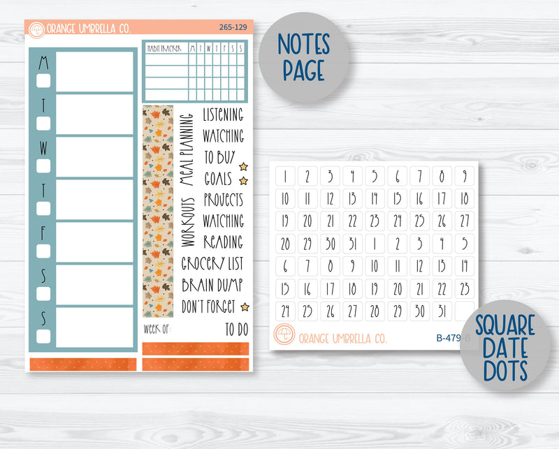 A5 Daily Duo Planner Kit Stickers | Hayride 265-121