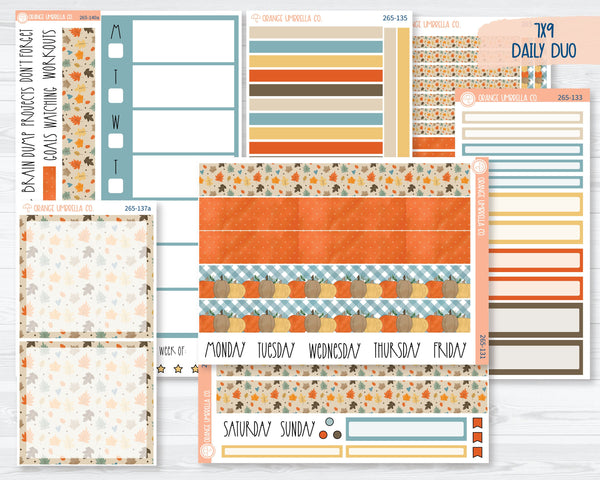 7x9 Daily Duo Planner Kit Stickers | Hayride 265-131