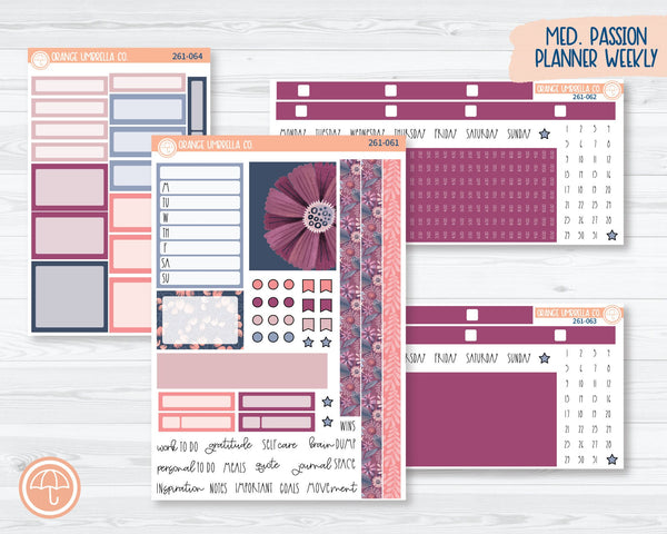 7x9 Passion Weekly Planner Kit Stickers | First Frost 261-061