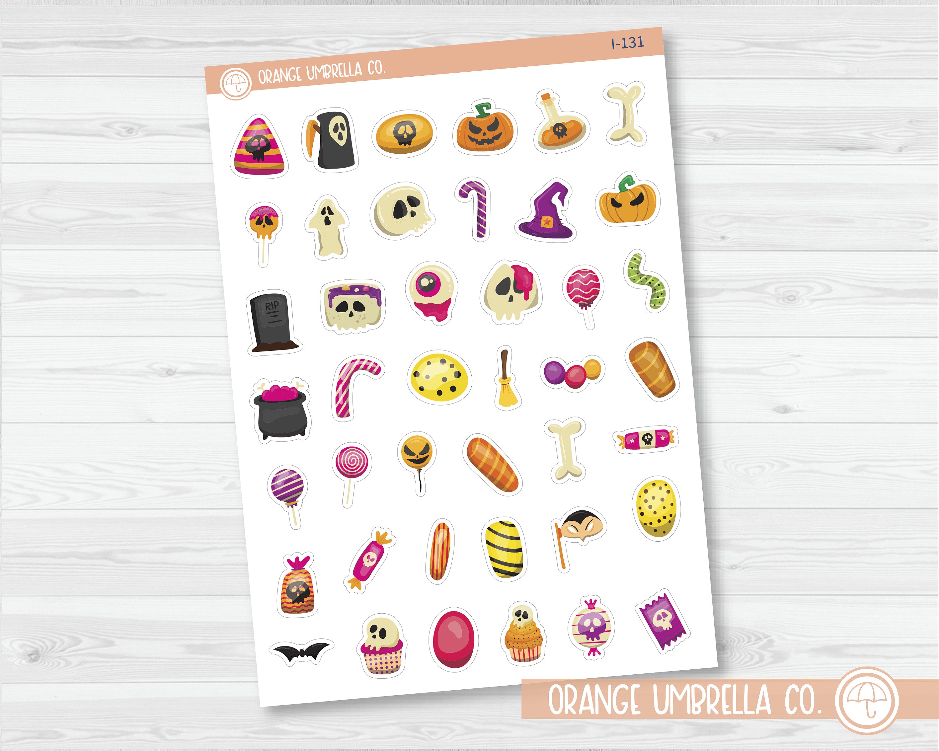 Health icon planner stickers